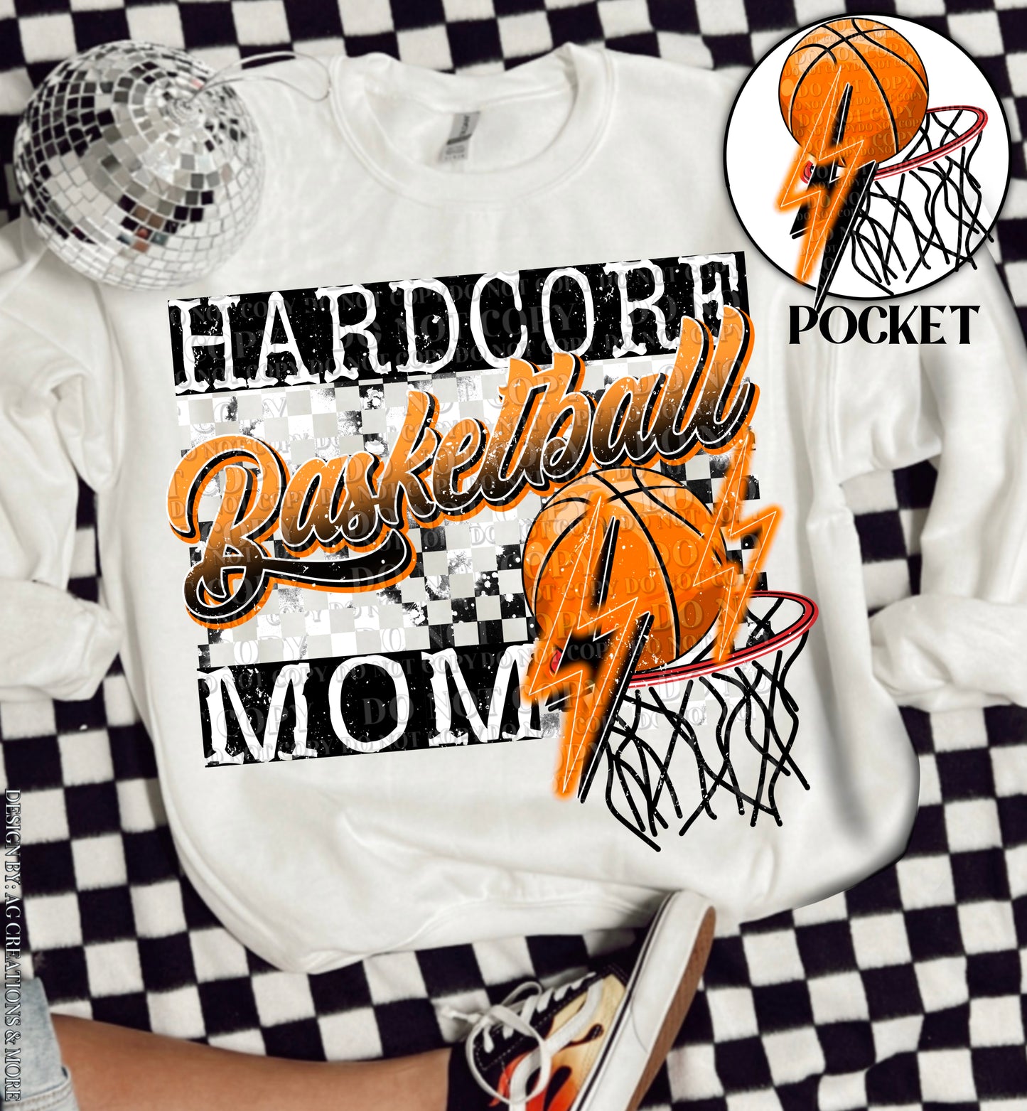 Hard Core Basketball Mock up