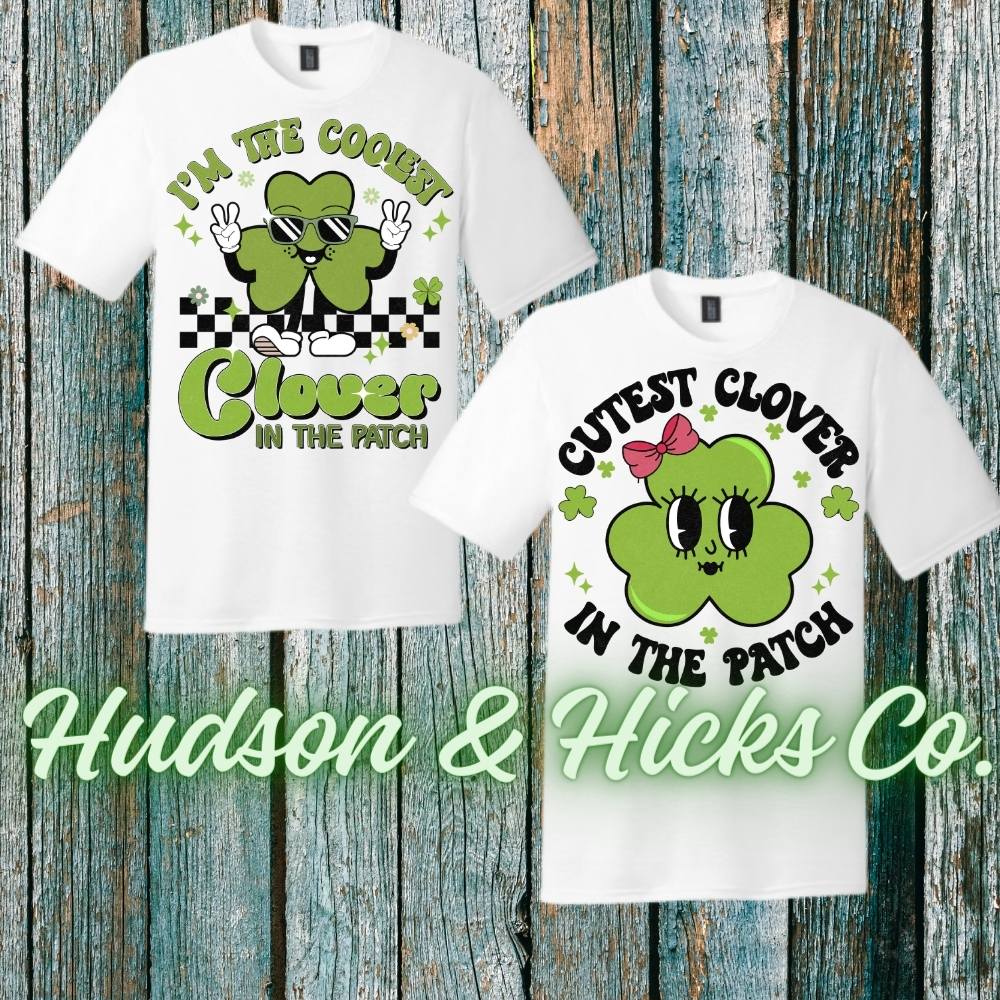 St Patty's Clover Mock Up